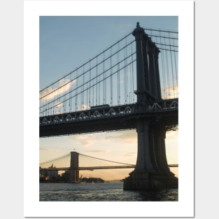 NYC: Manhattan & Brooklyn Bridge Posters and Art